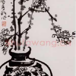 1961年 许麟庐《春之歌》国画综合写意作品图片鉴赏