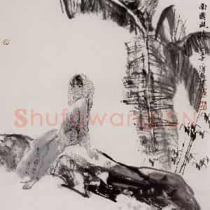 1997年 杜滋龄《南国风情》国画人物作品图片鉴赏