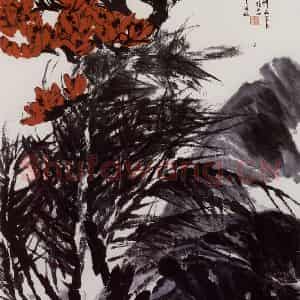 1995年 隋易夫《南国风》国画花鸟作品图片鉴赏