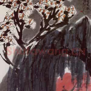 2001年 隋易夫《世纪首春意更浓》国画花鸟作品图片鉴赏
