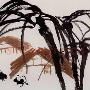 2004年 隋易夫《海南所见》国画花鸟作品图片鉴赏