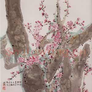 1994年 郭怡孮《我与梅花是故交》国画花鸟作品图片鉴赏