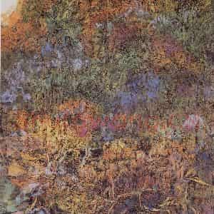 1996年 郭怡孮《泽畔秋浓》国画花鸟作品图片鉴赏