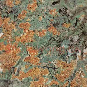1996年 郭怡孮《野山》国画花鸟作品图片鉴赏