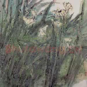 90年代 郭怡孮《野草，也是我的家园》国画花鸟作品图片鉴赏