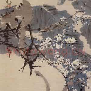 1980年 郭怡孮《桂林初雪》国画花鸟作品图片鉴赏