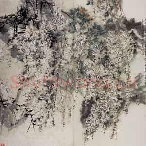 1984年 郭怡孮《淡烟疏雨》国画花鸟作品图片鉴赏