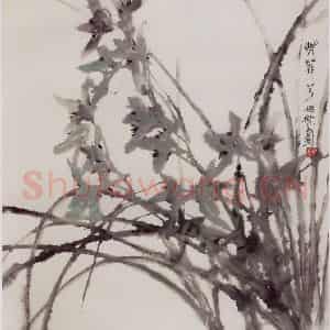 1989年 郭怡孮《芳菲菲兮》国画花鸟作品图片鉴赏