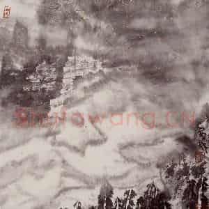 2004年 李宝林《水墨实验》国画山水作品图片鉴赏