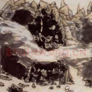 1995年 李宝林《山水小品》国画山水作品图片鉴赏