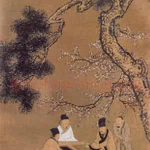 近现代 陈少梅《高士条屏》国画综合作品图片鉴赏