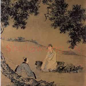 近现代 陈少梅《高士条屏》国画综合作品图片鉴赏