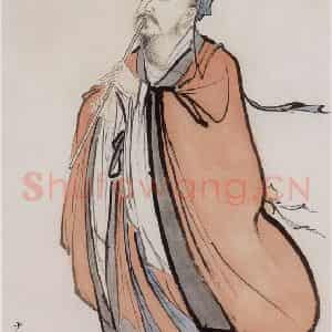近现代 陈少梅《高士图》国画人物作品图片鉴赏