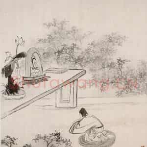 近现代 陈少梅《观音图册》国画综合作品图片鉴赏