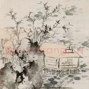 近现代 陈少梅《观音图册》国画综合作品图片鉴赏