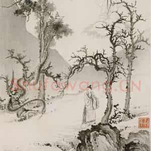 近现代 陈少梅《观音图册》国画综合作品图片鉴赏