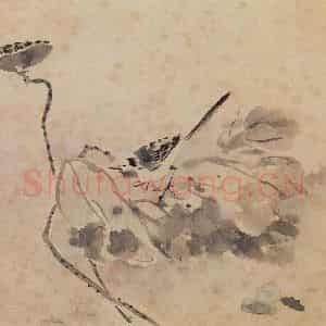 1940年 汪慎生《临孙隆花鸟册页》国画花鸟写意作品图片鉴赏