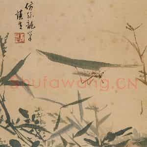 1940年 汪慎生《临孙隆花鸟册页》国画花鸟写意作品图片鉴赏