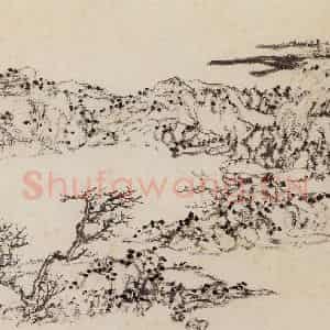 1962年 汪慎生《黄山雁荡记游合册》国画花鸟写意作品图片鉴赏