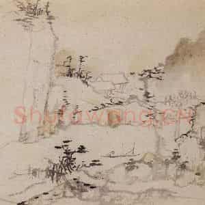 1962年 汪慎生《黄山雁荡记游合册》国画花鸟写意作品图片鉴赏