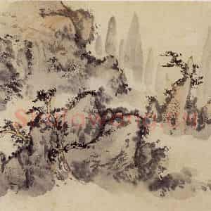 1962年 汪慎生《黄山雁荡记游合册》国画花鸟写意作品图片鉴赏