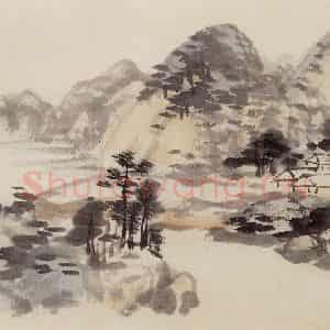 1962年 汪慎生《黄山雁荡记游合册》国画花鸟写意作品图片鉴赏