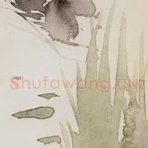 1956年 汪慎生《花鸟草虫书签》国画花鸟写意作品图片鉴赏