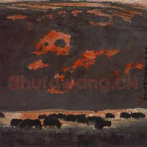 2000年 周韶华《阳光下》国画山水作品图片鉴赏