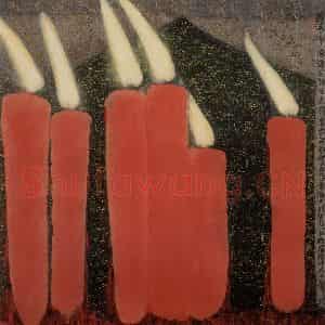 1996年 周韶华《烛光布德》国画综合作品图片鉴赏