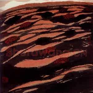 2002年 周韶华《戈壁滩之歌》国画山水作品图片鉴赏