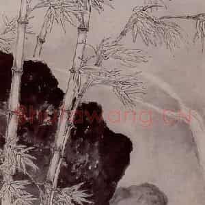 1954年 朱屺瞻《琅玕十万图》国画综合作品图片鉴赏