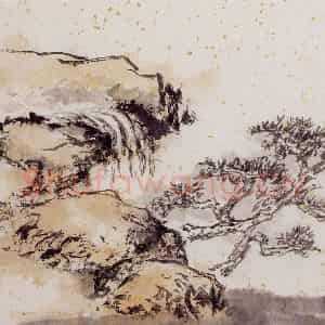 1991年 朱屺瞻《山水册》国画山水作品图片鉴赏