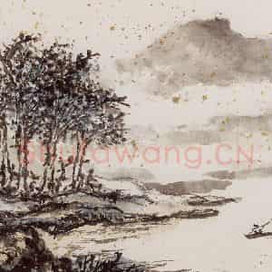1991年 朱屺瞻《山水册》国画山水作品图片鉴赏