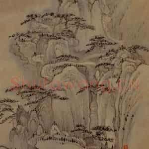 明末清初 石涛《黄山图册21开》国画山水作品图片鉴赏