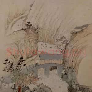 明末清初 石涛《黄山图册21开》国画山水作品图片鉴赏