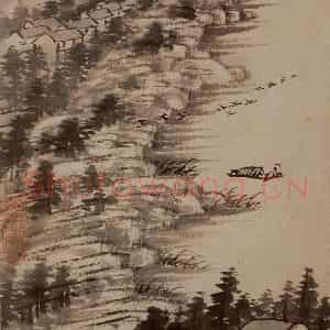 明末清初 石涛《金山龙游寺图册》国画山水作品图片鉴赏