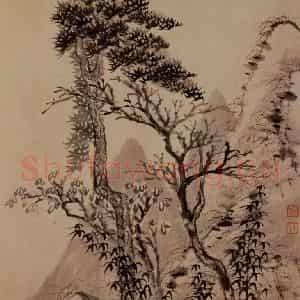 明末清初 石涛《金山龙游寺图册》国画山水作品图片鉴赏