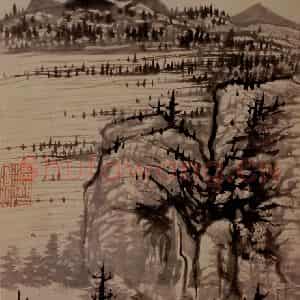 明末清初 石涛《金山龙游寺图册》国画山水作品图片鉴赏