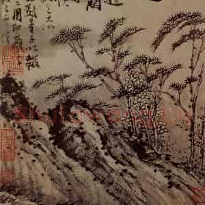 明末清初 石涛《金山龙游寺图册》国画山水作品图片鉴赏