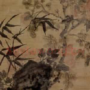 明末清初 石涛《牡丹》国画花鸟作品图片鉴赏