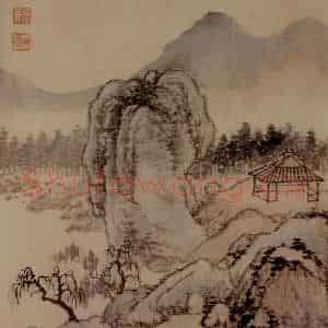 明末清初 石涛《山水10开》国画山水作品图片鉴赏