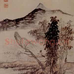 明末清初 石涛《山水10开》国画山水作品图片鉴赏