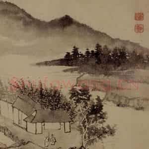 明末清初 石涛《山水10开》国画山水作品图片鉴赏