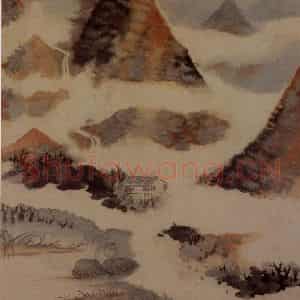 明末清初 石涛《山水花卉8开》国画山水作品图片鉴赏