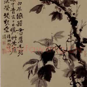 明末清初 石涛《山水花卉8开》国画花鸟作品图片鉴赏