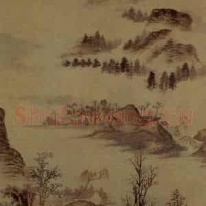 明末清初 石涛《云到江南图》国画山水作品图片鉴赏
