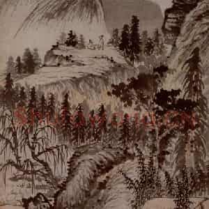 明末清初 石涛《山水》国画山水作品图片鉴赏