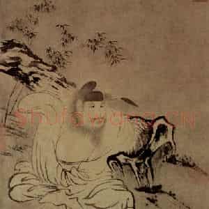 明末清初 石涛《人物》国画人物作品图片鉴赏