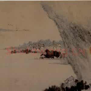 明末清初 石涛《山水10开》国画山水作品图片鉴赏