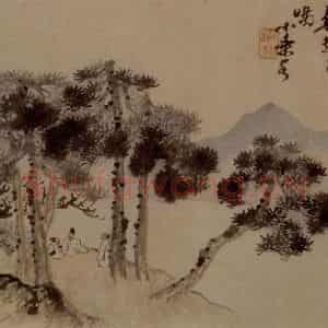 明末清初 石涛《山水10开》国画山水作品图片鉴赏
